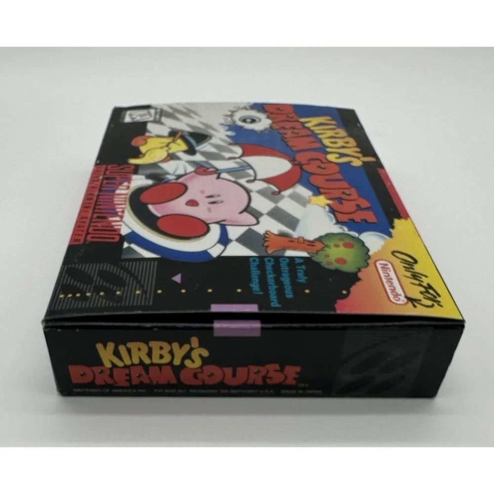 KIRBY'S DREAM COURSE SNES CIB COMPLETE TESTED AUTHENTIC EXCELLENT CONDITION